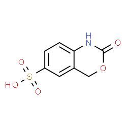 ChemSpider 2D Image | 1,4-Dihydro-2-oxo-2H-3,1-benzoxazine-6-sulfonic acid | C8H7NO5S