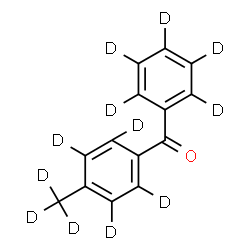 ChemSpider 2D Image | [4-(~2~H_3_)Methyl(~2~H_4_)phenyl][(~2~H_5_)phenyl]methanone | C14D12O