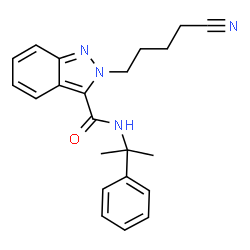 ChemSpider 2D Image | 4-cyano CUMYL-BUTINACA isomer 2 | C22H24N4O