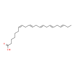 ChemSpider 2D Image | (7Z,10E,13E,16E,19E)-7,10,13,16,19-Docosapentaenoic acid | C22H34O2