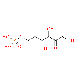 ChemSpider 2D Image | 1-O-Phosphonohexo-2,5-diulose | C6H11O9P