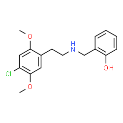ChemSpider 2D Image | 25C-NBOH | C17H20ClNO3