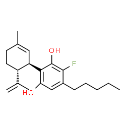 ChemSpider 2D Image | 4'-Fluorocannabidiol | C21H29FO2