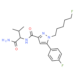 ChemSpider 2D Image | 5F-AB-FUPPYCA | C20H26F2N4O2
