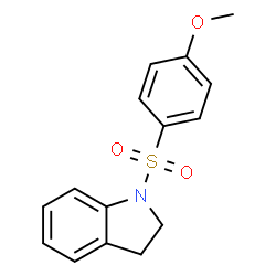 ChemSpider 2D Image | 1-[(4-Methoxyphenyl)sulfonyl]indoline | C15H15NO3S