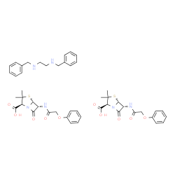 ChemSpider 2D Image | Penicillin V benzathine | C48H56N6O10S2