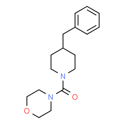 ChemSpider 2D Image | (4-Benzyl-1-piperidinyl)(4-morpholinyl)methanone | C17H24N2O2