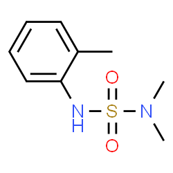 ChemSpider 2D Image | N,N-Dimethyl-N'-(2-methylphenyl)sulfuric diamide | C9H14N2O2S