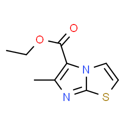 ChemSpider 2D Image | ethyl 6-methylimidazo[2,1-b]thiazole-5-carboxylate | C9H10N2O2S