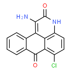 ChemSpider 2D Image | 1-Amino-6-chloro-3H-naphtho[1,2,3-de]quinoline-2,7-dione | C16H9ClN2O2