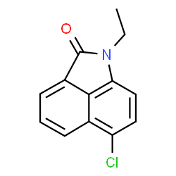 ChemSpider 2D Image | 6-Chloro-1-ethylbenz[cd]indol-2(1H)-one | C13H10ClNO