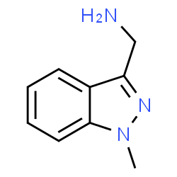ChemSpider 2D Image | (1-methyl-1H-indazol-3-yl)methanamine | C9H11N3