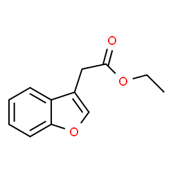 ChemSpider 2D Image | Ethyl 1-benzofuran-3-ylacetate | C12H12O3