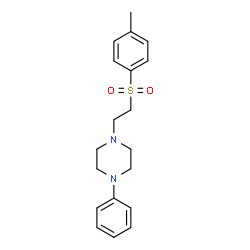 ChemSpider 2D Image | 1-Phenyl-4-[2-(toluene-4-sulfonyl)-ethyl]-piperazine | C19H24N2O2S
