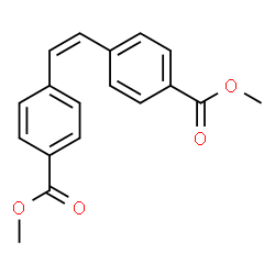 ChemSpider 2D Image | Dimethyl 4,4'-(Z)-ethene-1,2-diyldibenzoate | C18H16O4