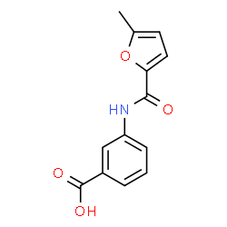 ChemSpider 2D Image | 3-(5-methylfuran-2-amido)benzoic acid | C13H11NO4