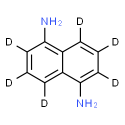 ChemSpider 2D Image | 1,5-(~2~H_6_)Naphthalenediamine | C10H4D6N2