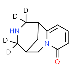 ChemSpider 2D Image | (10,10,12,12-~2~H_4_)-7,11-Diazatricyclo[7.3.1.0~2,7~]trideca-2,4-dien-6-one | C11H10D4N2O