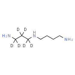ChemSpider 2D Image | N-[3-Amino(~2~H_6_)propyl]-1,4-butanediamine | C7H13D6N3