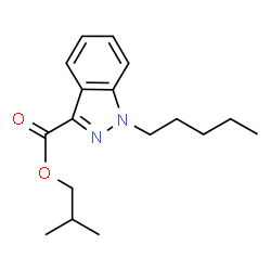 ChemSpider 2D Image | Isobutyl 1-pentyl-1H-indazole-3-carboxylate | C17H24N2O2