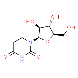 ChemSpider 2D Image | 1-(beta-D-Arabinofuranosyl)dihydro-2,4(1H,3H)-pyrimidinedione | C9H14N2O6