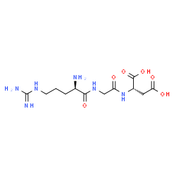 ChemSpider 2D Image | D-Arginylglycyl-L-aspartic acid | C12H22N6O6