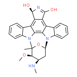 ChemSpider 2D Image | (3R,4R,6R,18R)-3-Methoxy-2-methyl-4-(methylamino)-29-oxa-1,7,17-triazaoctacyclo[12.12.2.1~2,6~.0~7,28~.0~8,13~.0~15,19~.0~20,27~.0~21,26~]nonacosa-8,10,12,14,16,19,21,23,25,27-decaene-16,18-diol | C28H26N4O4