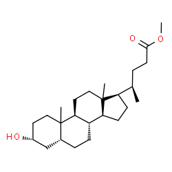 ChemSpider 2D Image | Methyl (3alpha,5beta,10xi,13xi)-3-hydroxycholan-24-oate | C25H42O3