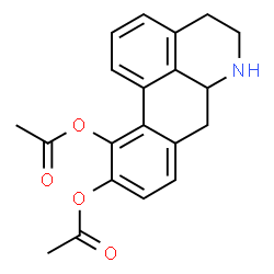 ChemSpider 2D Image | 5,6,6a,7-Tetrahydro-4H-dibenzo[de,g]quinoline-10,11-diyl diacetate | C20H19NO4