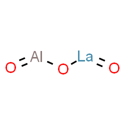 ChemSpider 2D Image | oxo-(oxo-$l^{6}-alumanyl)oxy-lanthanum | AlLaO3
