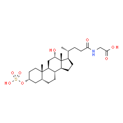 ChemSpider 2D Image | glycodeoxycholic acid 3-sulfate | C26H43NO8S