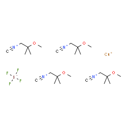 ChemSpider 2D Image | Copper(1+) tetrafluoroborate 1-isocyano-2-methoxy-2-methylpropane (1:1:4) | C24H44BCuF4N4O4