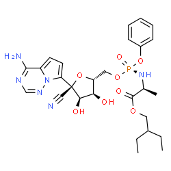 ChemSpider 2D Image | remdesivir | C27H35N6O8P