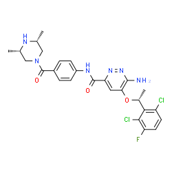 ChemSpider 2D Image | Ensartinib | C26H27Cl2FN6O3