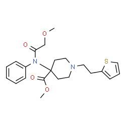 ChemSpider 2D Image | THIAFENTANIL | C22H28N2O4S