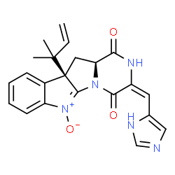 ChemSpider 2D Image | roquefortine L | C22H21N5O3