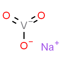 ChemSpider 2D Image | Vanadate(1-), olatodioxo-, sodium (1:1) | NaO3V