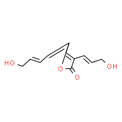 ChemSpider 2D Image | 5-[(2E)-4-Hydroxy-2-buten-1-ylidene]-3-[(1E)-3-hydroxy-1-propen-1-yl]-2(5H)-furanone | C11H12O4