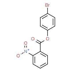 ChemSpider 2D Image | 4-Bromophenyl 2-nitrobenzoate | C13H8BrNO4