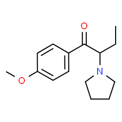 ChemSpider 2D Image | 4-metoxy-alpha-pyrrolidinbutanphenone | C15H21NO2