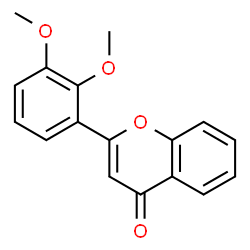 ChemSpider 2D Image | 2',3'-Dimethoxyflavone | C17H14O4