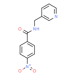 ChemSpider 2D Image | 4-Nitro-N-(3-pyridinylmethyl)benzamide | C13H11N3O3