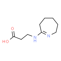 ChemSpider 2D Image | N-(3,4,5,6-Tetrahydro-2H-azepin-7-yl)-beta-alanine | C9H16N2O2