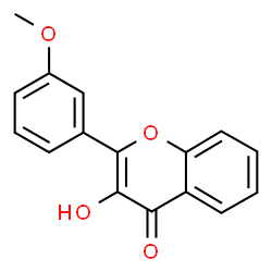 ChemSpider 2D Image | 3'-Methoxyflavonol | C16H12O4