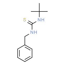 ChemSpider 2D Image | 1-benzyl-3-tert-butylthiourea | C12H18N2S