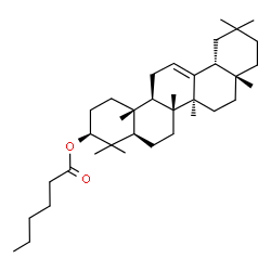 ChemSpider 2D Image | (3beta)-Olean-12-en-3-yl hexanoate | C36H60O2