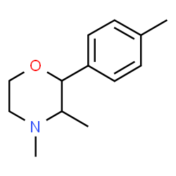 ChemSpider 2D Image | 3,4-Dimethyl-2-(4-methylphenyl)morpholine | C13H19NO