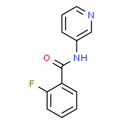 ChemSpider 2D Image | 2-Fluoro-N-(3-pyridinyl)benzamide | C12H9FN2O