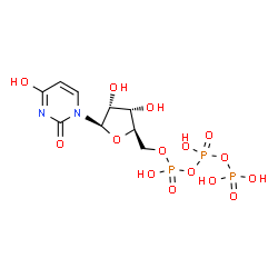 ChemSpider 2D Image | Uridine 5'-triphosphate | C9H15N2O15P3