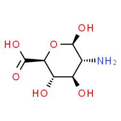 ChemSpider 2D Image | 2-Amino-2-deoxy-beta-D-glucopyranuronic acid | C6H11NO6